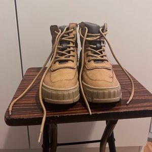 Zara boys construction winter boots